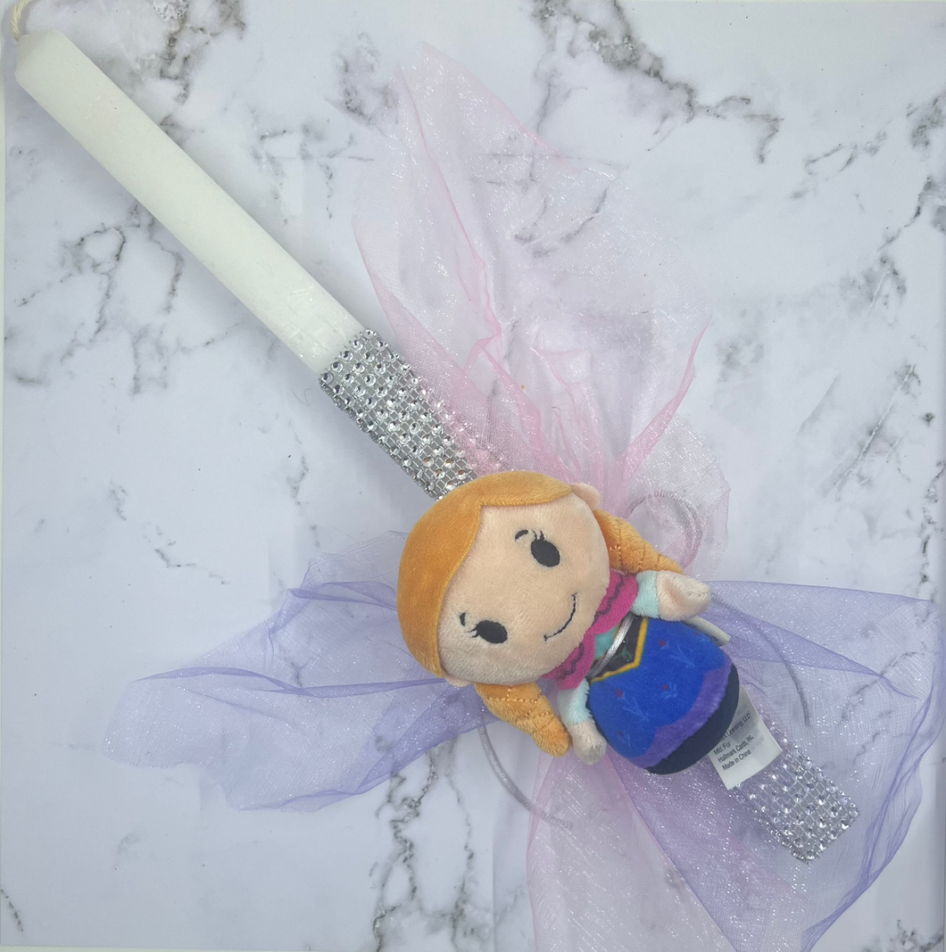 Lambatha/Palm Sunday Candle with Anna plushie